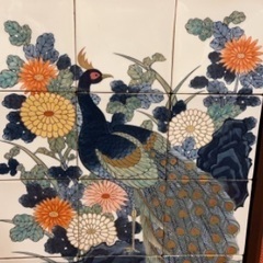 有田焼 皿 絵 縦70㎝ 横60㎝