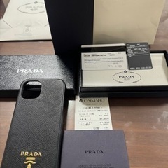 本物　PRADA iPhone12 Pro レザーケース