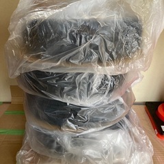 【美品！！ナット付！！】155/65R14　アルミホイール付きスタッドレスタイヤ！！（4本組）