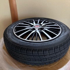 【美品！！ナット付！！】155/65R14　アルミホイール付きスタッドレスタイヤ！！（4本組）