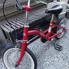 子供自転車　14インチ　赤色