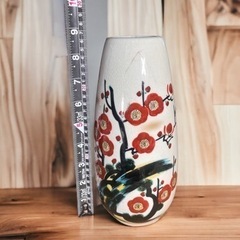 花瓶　九谷竜峰