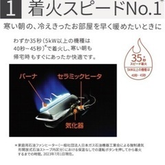 ダイニチ 石油ファンヒーター 木造11畳 コンクリ 15畳用
