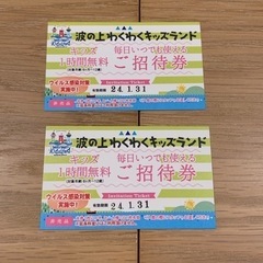 【使用期限間近の為値下げします💰】波の上わくわくキッズランド　1...