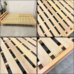 15489 無印良品 木製セミダブルベッドフレーム ◇大阪市内・東大阪市他