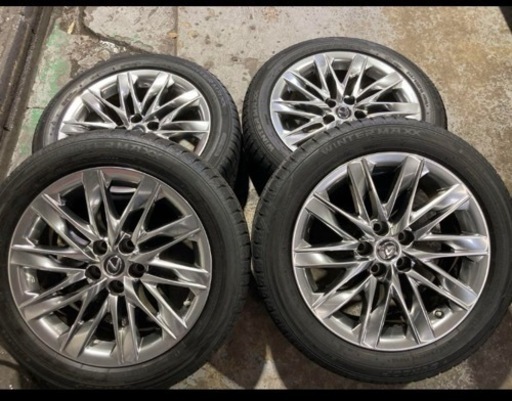 【送料無料】レクサスLS 純正ホイールスタッドレス245/50R19　19インチ