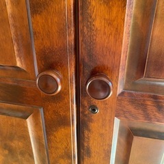 山口県下関市発送！木製 ワードローブ クローゼット 木製 衣類収納 　中古　現状渡し