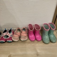 子供靴、４足セット