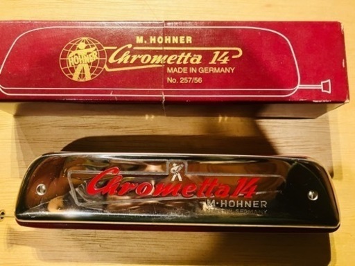ハーモニカ M.HOHNER Chrometta14