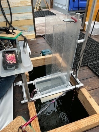 ワカサギ釣り　針外し　自作品　わかさぎ棚