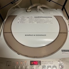SHARP 7kg 洗濯機　2019年製