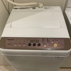 【ネット決済】Panasonic 洗濯機 6kg 2018年製