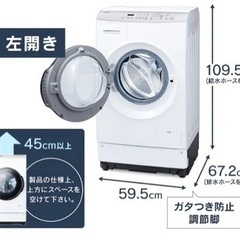アイリスオーヤマ ドラム式洗濯機 FLK832