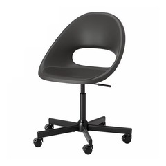 【無料】IKEA 回転チェア 椅子 イス ダークグレー/ブラック