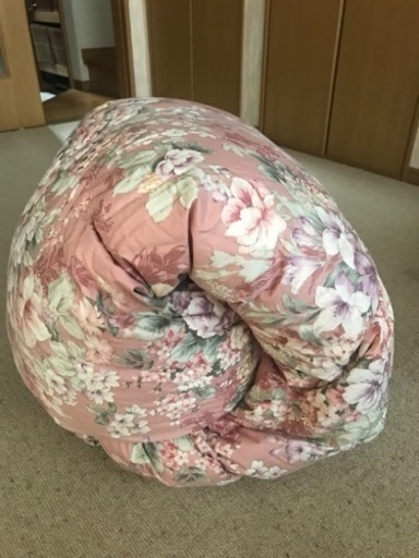 羽毛布団 ピンク花柄 FURLA 花柄 ピンク 掛け布団 羽毛布団 オンライン