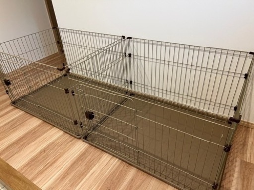 ペットケージ＆犬用トイレ＆ウォーターノズル (各2個)