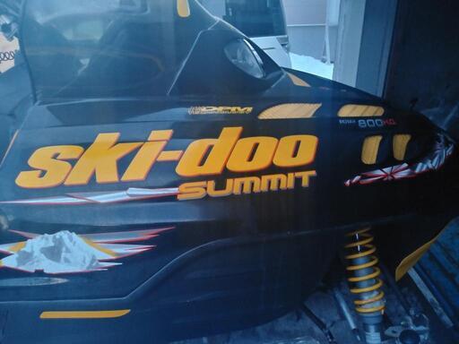 札幌発　ski-doo サミット　800　スノーモービル