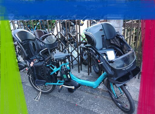 026安心の無料保証；点検サービス付きバカ良心的な中古電動自転車屋  土日もご試乗可能です。️２０インチ、２人乗り、３人乗り  オプション無料。後ろチャイルドシートをかごに変更して２人乗りに変更も可能です。  １回の充電で３０ｋｍ以上の走行が可能です。山手線半周くらいの距離を走れます。  バッテリーは、新品の９０％以上の性能を保持していてコンディションは良好です。  ️２０インチ前かご、後チャイルドシート、２人乗りなど、在庫は２０台以上あります。  子供乗せの電動自転車