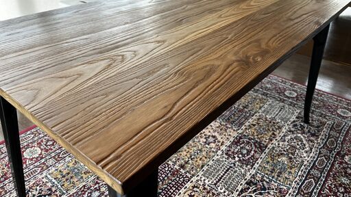 ノーチェ テーブルTC140-70M Nブラック/ナチュラル