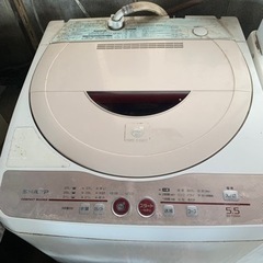 洗濯機　シャープ　ジャンク品　洗濯機5.5キロ
