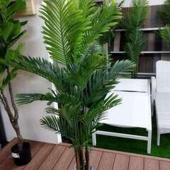 ④【処分価格】新品 アレカヤシ(160cm)　人工観葉植物 フェ...