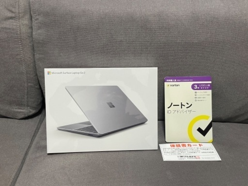 新品未開封　サーフェス　laptop go2 プラチナ　256G 8QF-00040