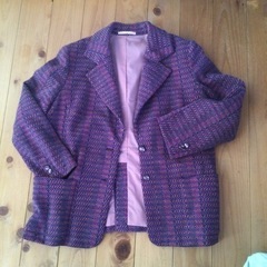 紫系ジャケット