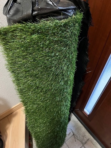 人工芝 ロール 防草シート付き（一部未使用）