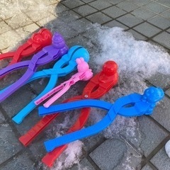 雪遊び　型取りおもちゃ