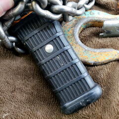 A 【コレ見て！work tools】   KITO/キトー レバーブロック 1.6t 吊り上げ 玉掛け 荷締 フック チェーン 現状品 レバブロ