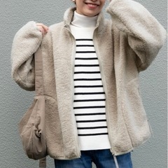 1月6日まで【新品未使用】リバーシブルボアブルゾン URBAN RESEARCH DOORS 