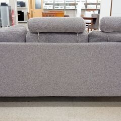 モダンカーブ型グレーソファ 3人掛け ニトリの3人掛けソファー（グレー）のご紹介！（トレファク寝屋川）