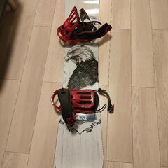 スノボード　板　バインディング