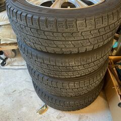 冬タイヤ ☆175/65R15 ☆ プリウスα等用 ☆アルミ付き☆ 深溝