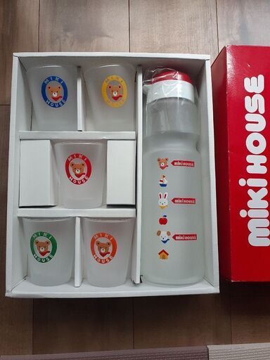 ミキハウス　グラス ポット セット　未使用