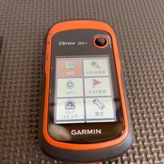 Garmin eTrex 20J ガーミン　日本登山地形図TOPO10M Plus入り