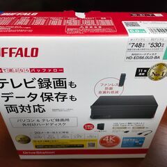 6TB 外付HDD BUFFALO HD-EDS6.0U3-BA