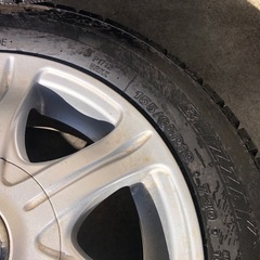 【ネット決済・配送可】冬タイヤ 155/65R13 軽自動車用ア...