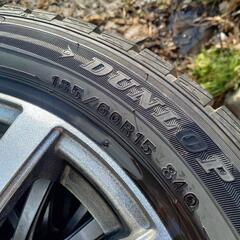 値下げしました！　アクア　スタッドレス　ホイールセット　185/60R15 84Q　パンク歴無し