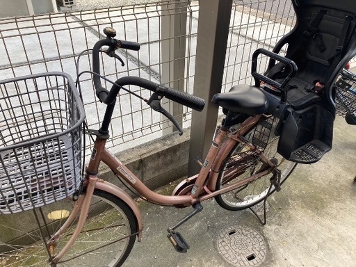リアキッズ付き自転車