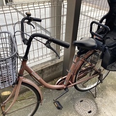 リアキッズ付き自転車