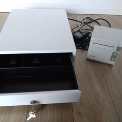 【中古１年未満】エアレジセット/セイコーインスツル/据置きプリンター/セイコーインスツル/Airレジ対応キャッシュドロア(白) 白　DRW-A01-W 中古1年未満】エアレジセット/セイコーインスツル/据置きプリンター