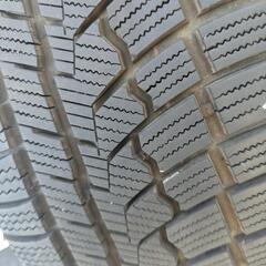 １８インチ スタッドレスタイヤ ４本 225/55R18 三菱純正ホイール付　