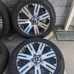 １８インチ スタッドレスタイヤ ４本 225/55R18 三菱純正ホイール付　