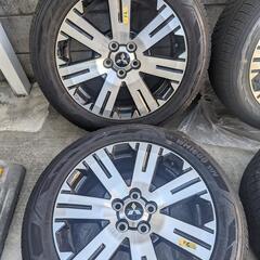 １８インチ スタッドレスタイヤ ４本 225/55R18 三菱純正ホイール付　