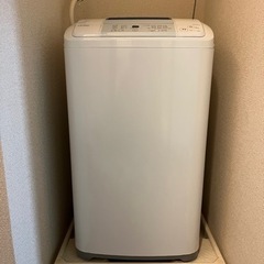 ハイアール社の小型洗濯機　2015年製　JW-K50K