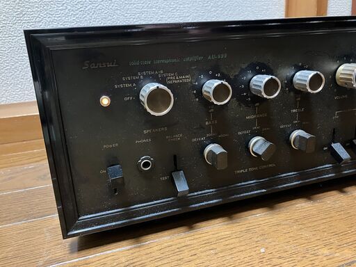 管K-55【愛知県一宮市から】【平日もお渡しできます！】Sansui  サンスイ AU-999 サンスイ プリメインアンプ  Solid State Stereophonic Amplifier 通電確認済み