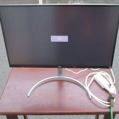 ☆LG 27UP650-W 27インチ液晶モニター IPS4K液晶パネル◇2021年製・IPS