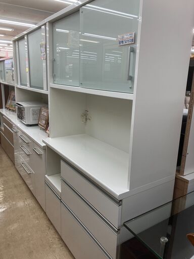 【お値下げしました!!】松田家具 ２面レンジボード キッチンボード No.550● ※現金、クレジット、ぺイペイ、スマホ決済対応※