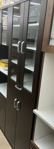 カップボード 食器棚　収納 No.410● ※現金、クレジット、ぺイペイ、スマホ決済対応※